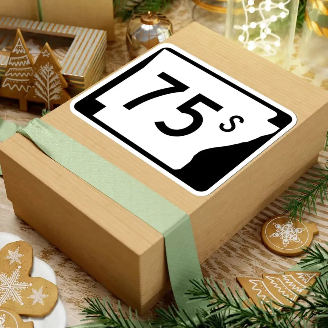 Arkansas 75S (Arkansas) (Road Sign) STICKER Vinyl Kiss-Cut Decal - The Sticker Space