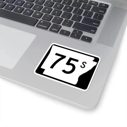 Arkansas 75S (Arkansas) (Road Sign) STICKER Vinyl Kiss-Cut Decal - The Sticker Space