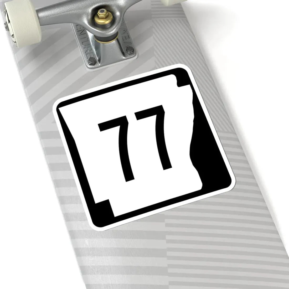 Arkansas 77 (Arkansas) (Road Sign) STICKER Vinyl Kiss-Cut Decal - The Sticker Space