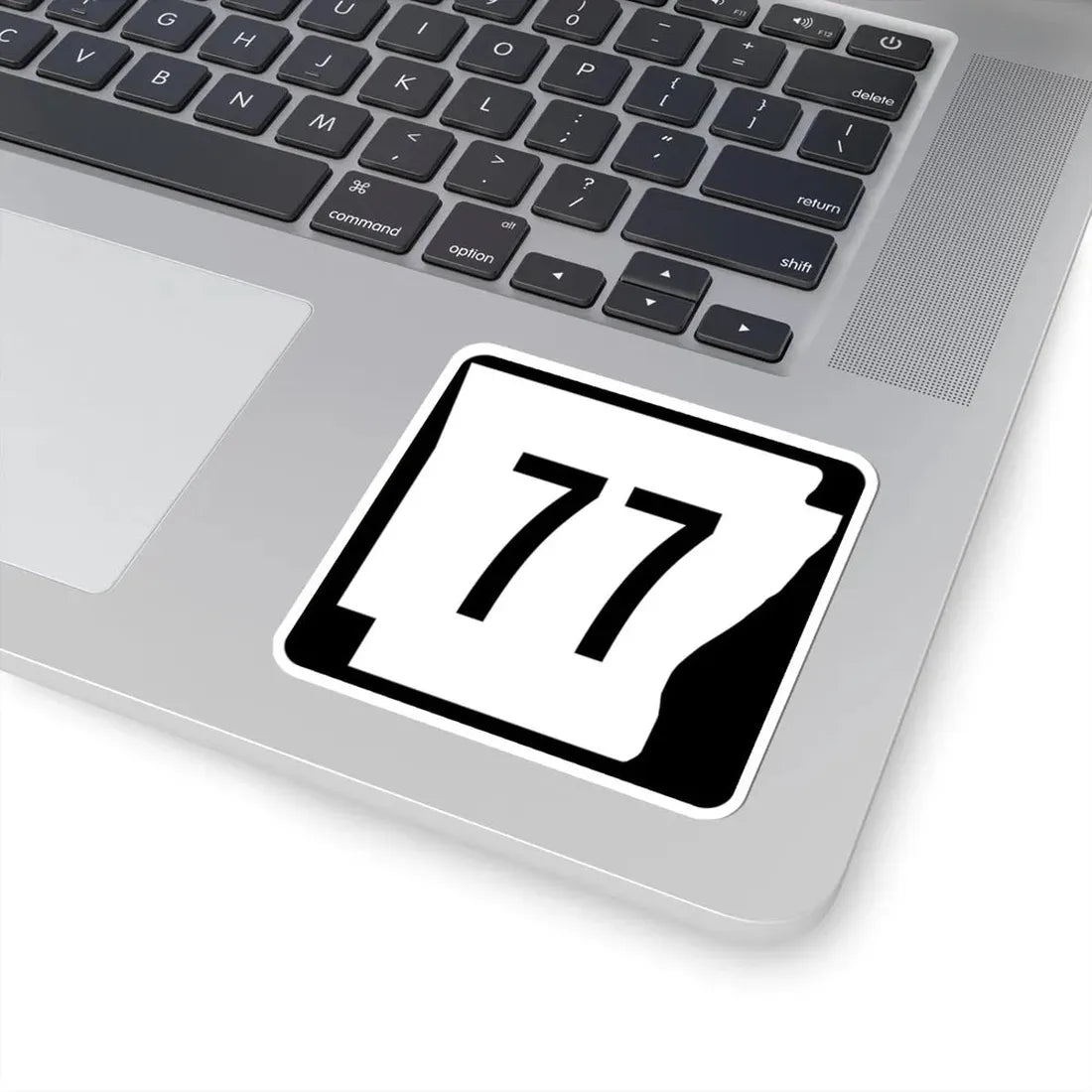 Arkansas 77 (Arkansas) (Road Sign) STICKER Vinyl Kiss-Cut Decal - The Sticker Space