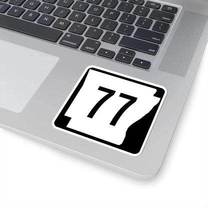 Arkansas 77 (Arkansas) (Road Sign) STICKER Vinyl Kiss-Cut Decal - The Sticker Space