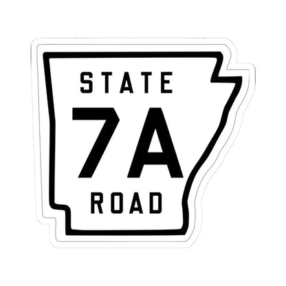 Arkansas 7A 1926 (Arkansas) (Road Sign) STICKER Vinyl Kiss-Cut Decal 3 Inch White - The Sticker Space