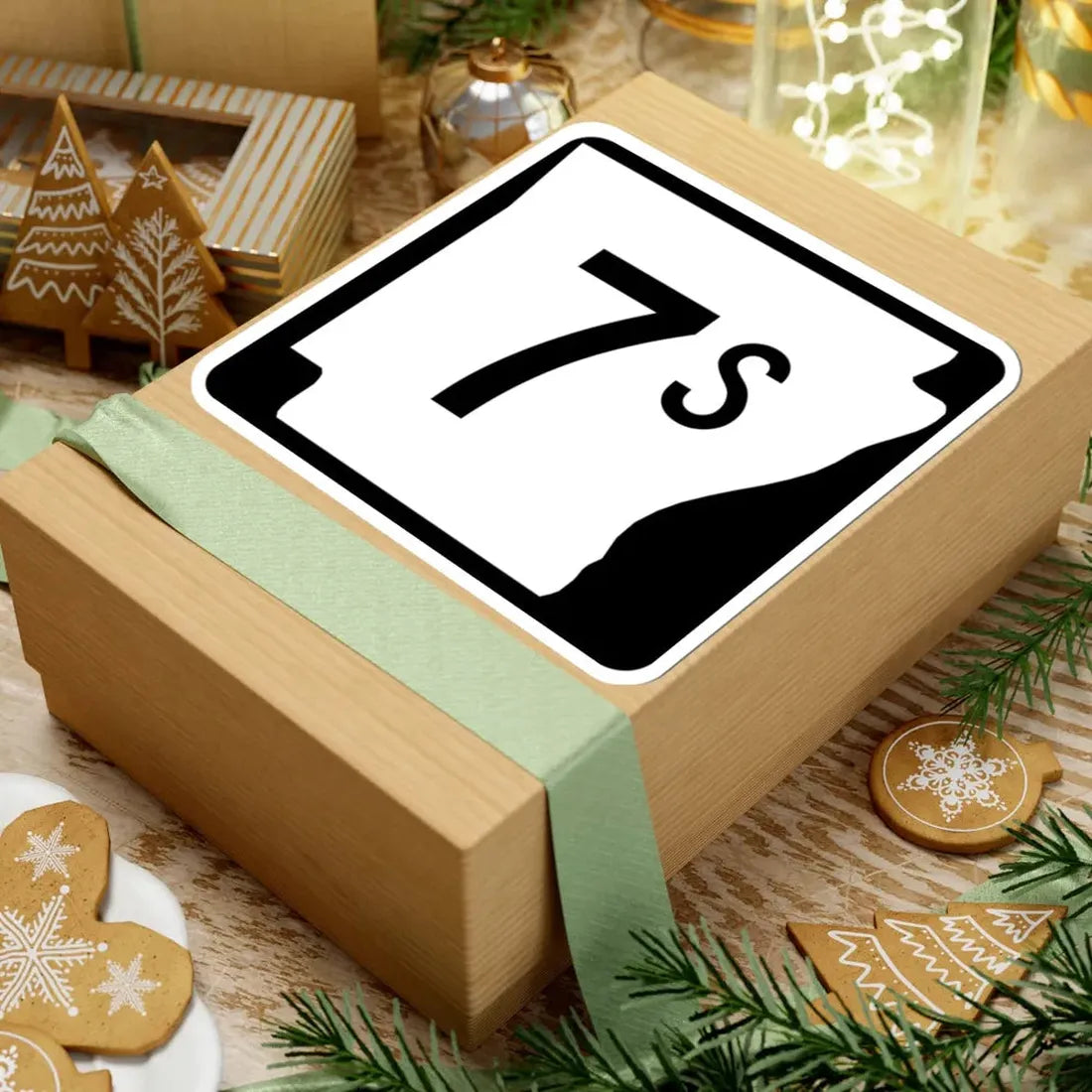 Arkansas 7S (Arkansas) (Road Sign) STICKER Vinyl Kiss-Cut Decal - The Sticker Space