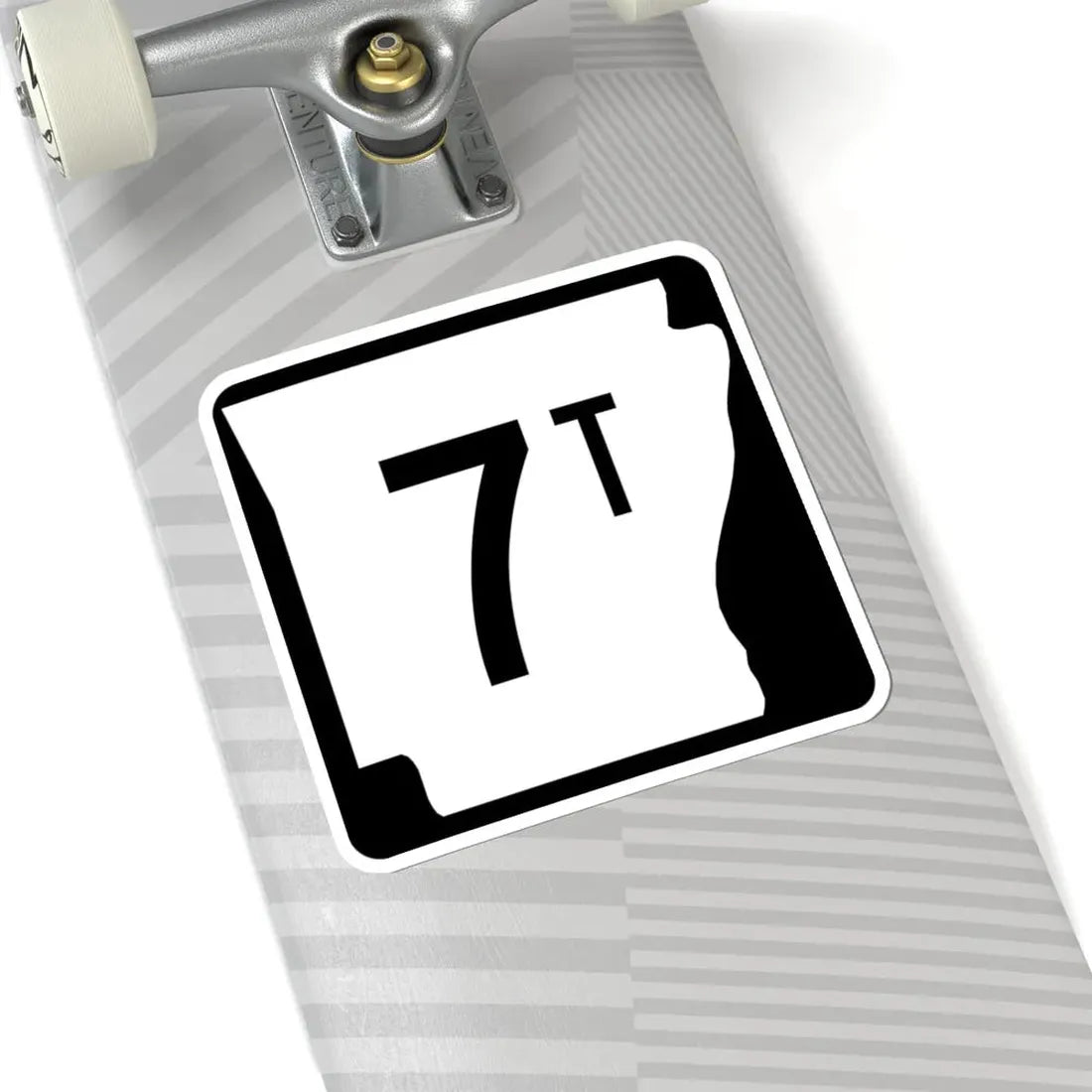 Arkansas 7T (Arkansas) (Road Sign) STICKER Vinyl Kiss-Cut Decal - The Sticker Space