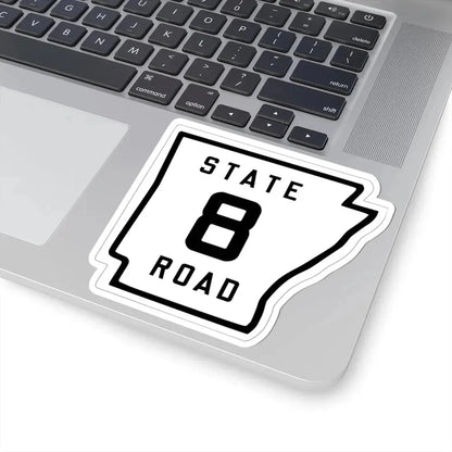 Arkansas 8 1926 (Arkansas) (Road Sign) STICKER Vinyl Kiss-Cut Decal - The Sticker Space