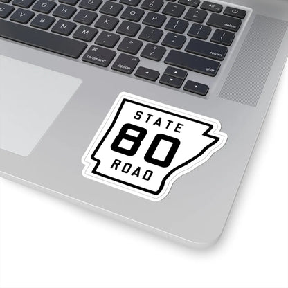 Arkansas 80 1926 (Arkansas) (Road Sign) STICKER Vinyl Kiss-Cut Decal - The Sticker Space