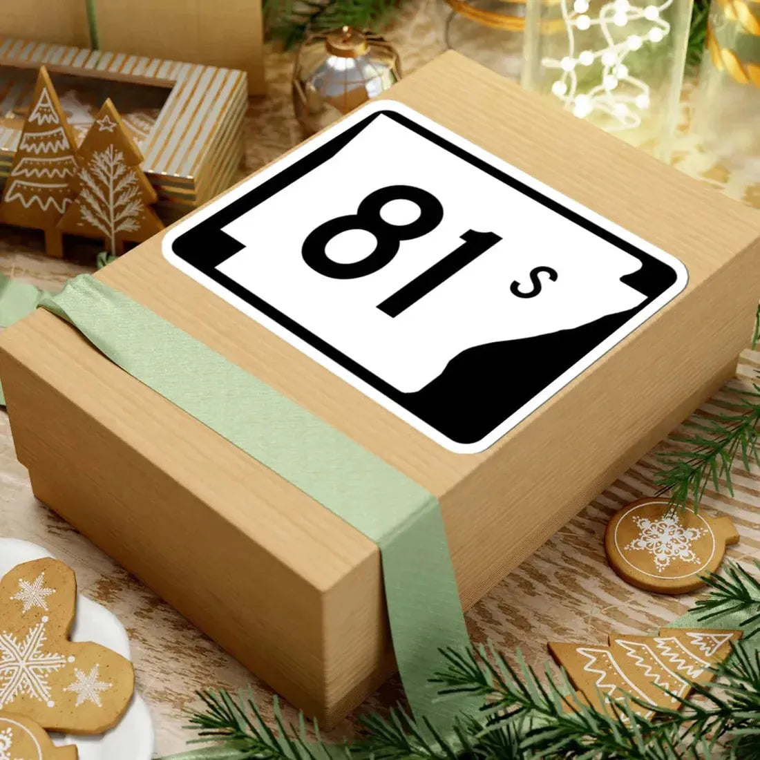 Arkansas 81S (Arkansas) (Road Sign) STICKER Vinyl Kiss-Cut Decal - The Sticker Space