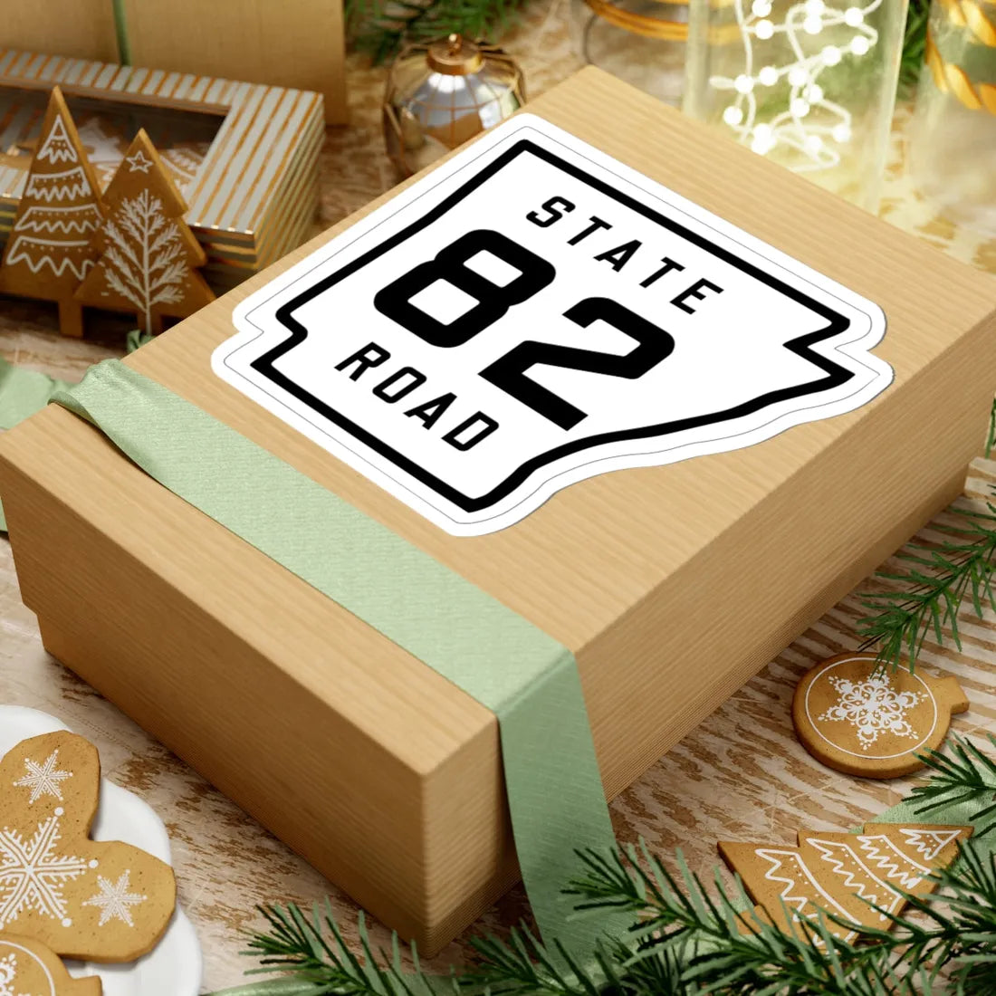 Arkansas 82 1926 (Arkansas) (Road Sign) STICKER Vinyl Kiss-Cut Decal - The Sticker Space