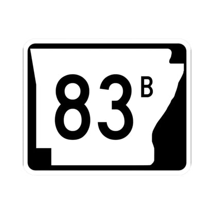 Arkansas 83B (Arkansas) (Road Sign) STICKER Vinyl Kiss-Cut Decal 2 Inch White - The Sticker Space