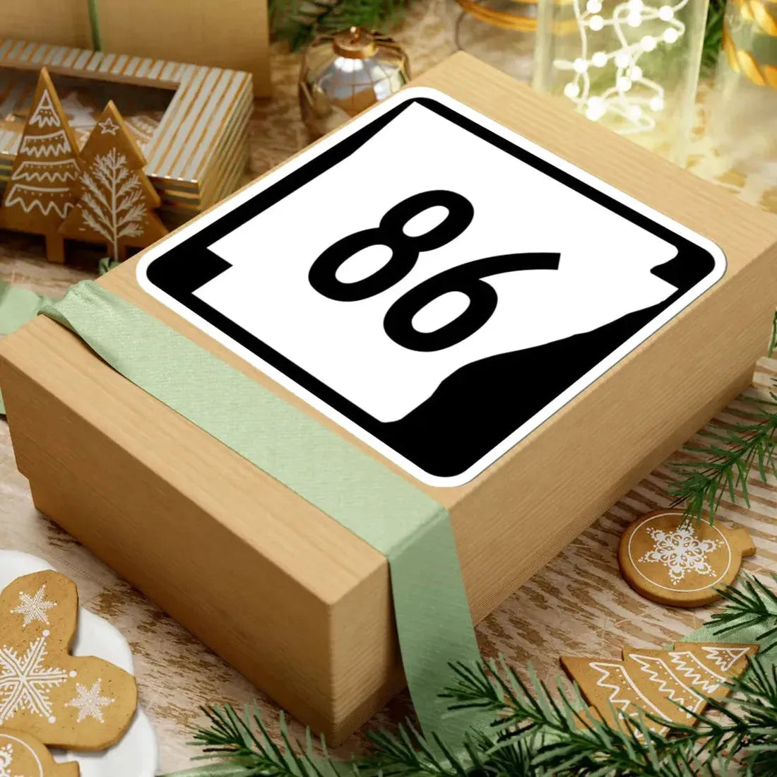 Arkansas 86 (Arkansas) (Road Sign) STICKER Vinyl Kiss-Cut Decal - The Sticker Space