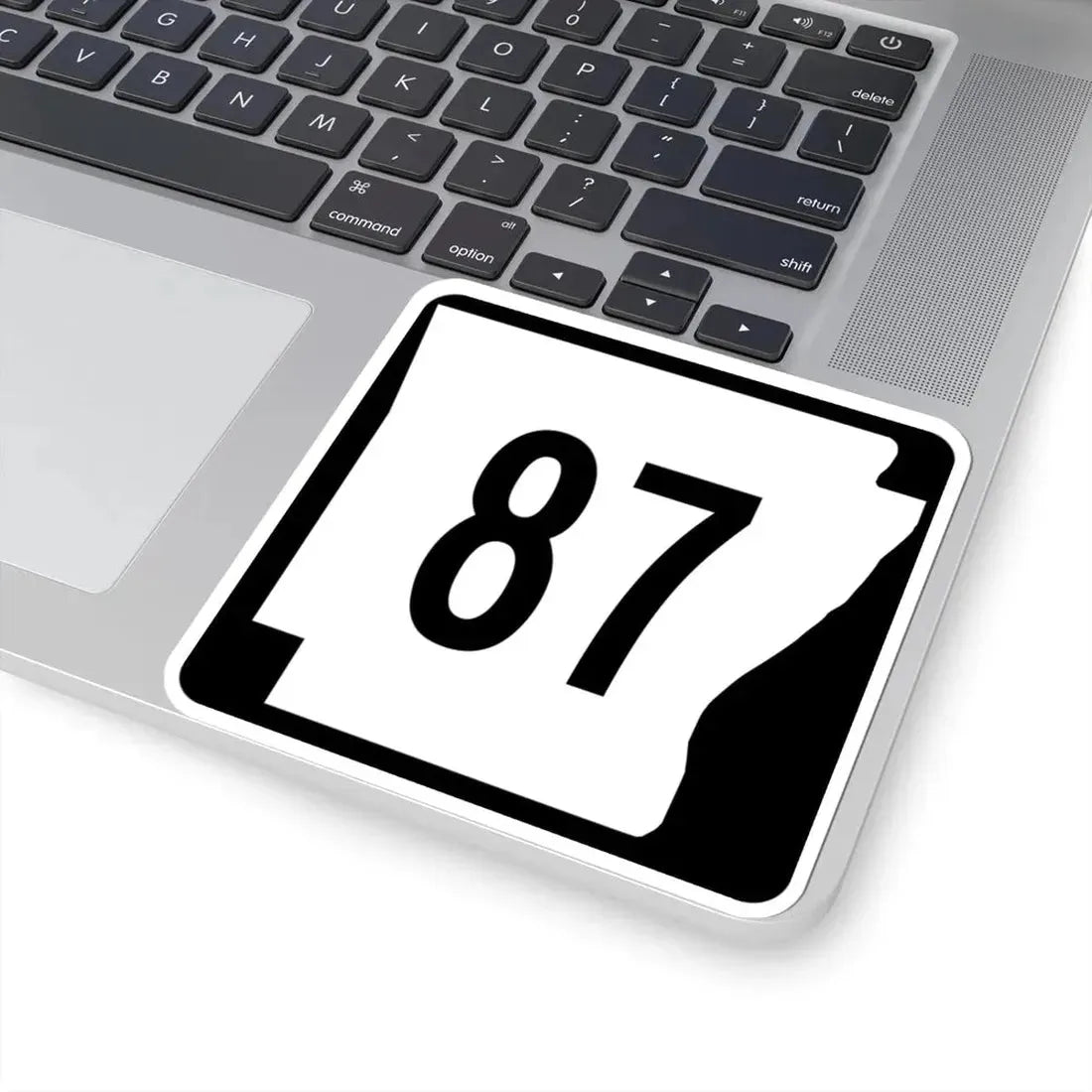 Arkansas 87 (Arkansas) (Road Sign) STICKER Vinyl Kiss-Cut Decal - The Sticker Space
