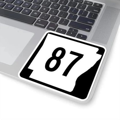 Arkansas 87 (Arkansas) (Road Sign) STICKER Vinyl Kiss-Cut Decal - The Sticker Space