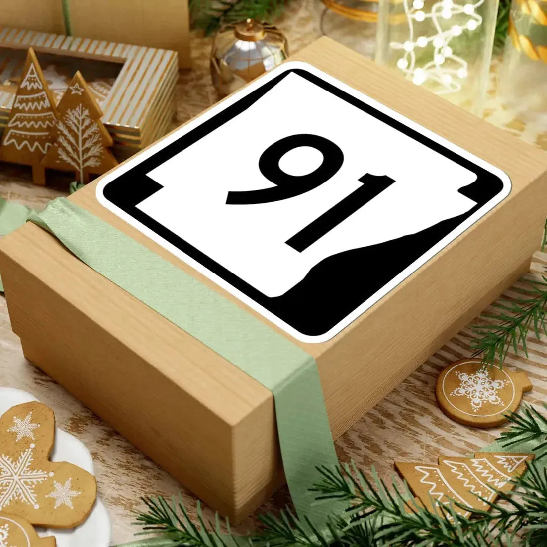 Arkansas 91 (Arkansas) (Road Sign) STICKER Vinyl Kiss-Cut Decal - The Sticker Space