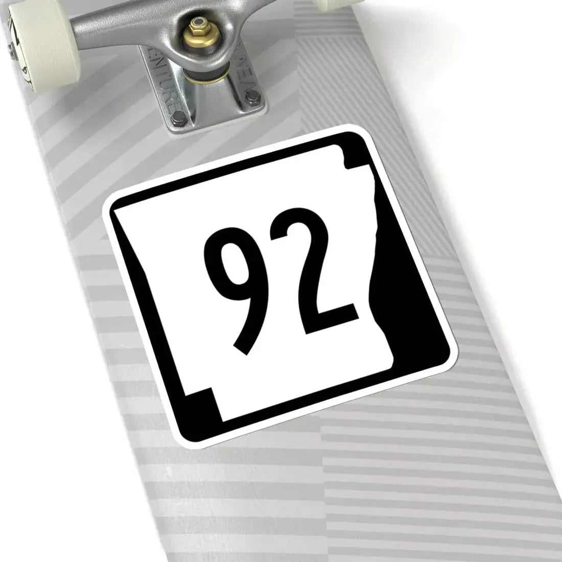 Arkansas 92 (Arkansas) (Road Sign) STICKER Vinyl Kiss-Cut Decal - The Sticker Space