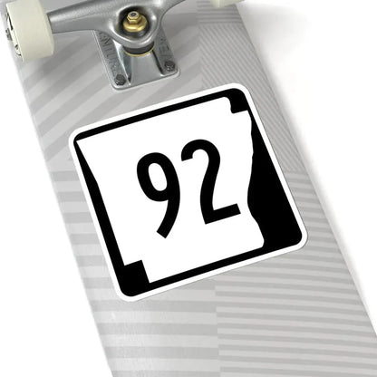 Arkansas 92 (Arkansas) (Road Sign) STICKER Vinyl Kiss-Cut Decal - The Sticker Space