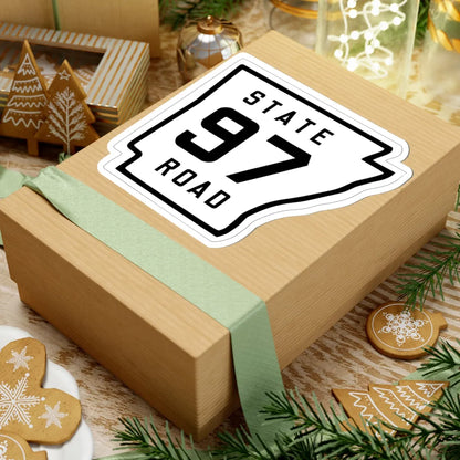 Arkansas 97 1926 (Arkansas) (Road Sign) STICKER Vinyl Kiss-Cut Decal - The Sticker Space