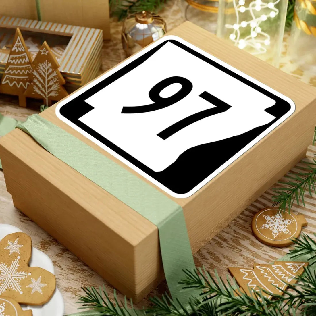 Arkansas 97 (Arkansas) (Road Sign) STICKER Vinyl Kiss-Cut Decal - The Sticker Space