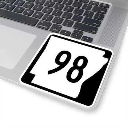 Arkansas 98 (Arkansas) (Road Sign) STICKER Vinyl Kiss-Cut Decal - The Sticker Space