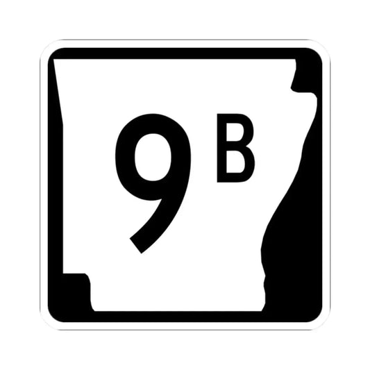 Arkansas 9B (Arkansas) (Road Sign) STICKER Vinyl Kiss-Cut Decal 2 Inch White - The Sticker Space