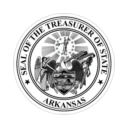 Arkansas Treasurer Seal STICKER Vinyl Die-Cut Decal - The Sticker Space
