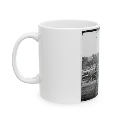 Arlington Heights, Va.  Blockhouse Near Aqueduct Bridge (U.S. Civil War) White Coffee Mug