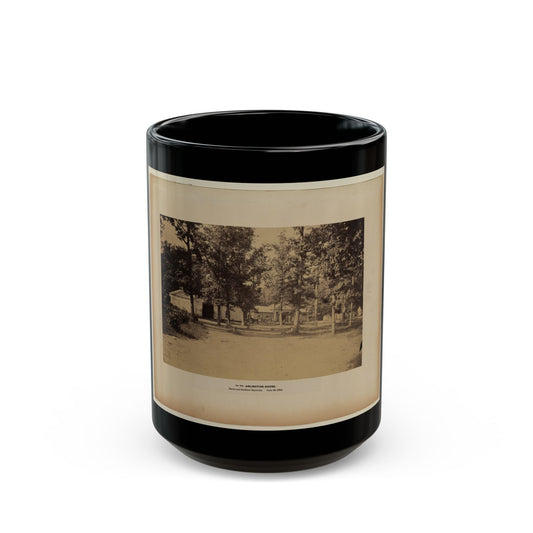 Arlington House, Barns And Soldiers' Barracks, June 29, 1864 (U.S. Civil War) Black Coffee Mug