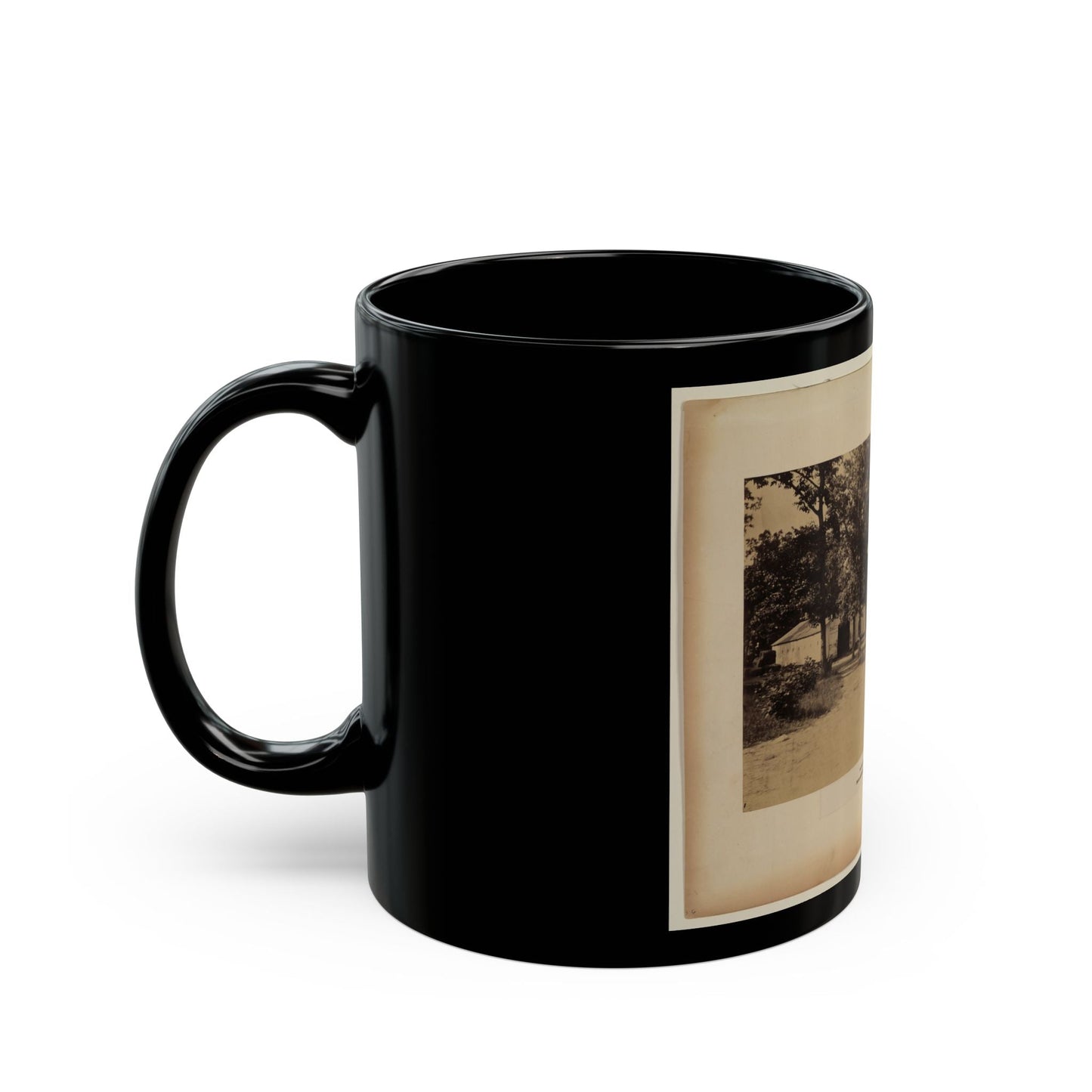 Arlington House, Barns And Soldiers' Barracks, June 29, 1864 (U.S. Civil War) Black Coffee Mug