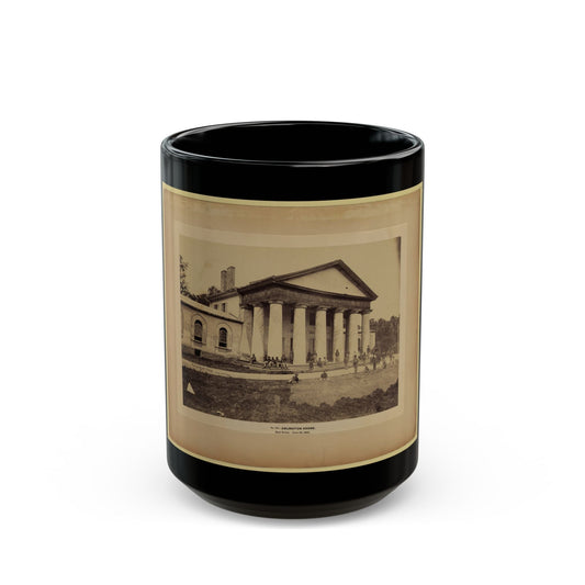 Arlington House, East Front, June 28, 1864 (U.S. Civil War) Black Coffee Mug