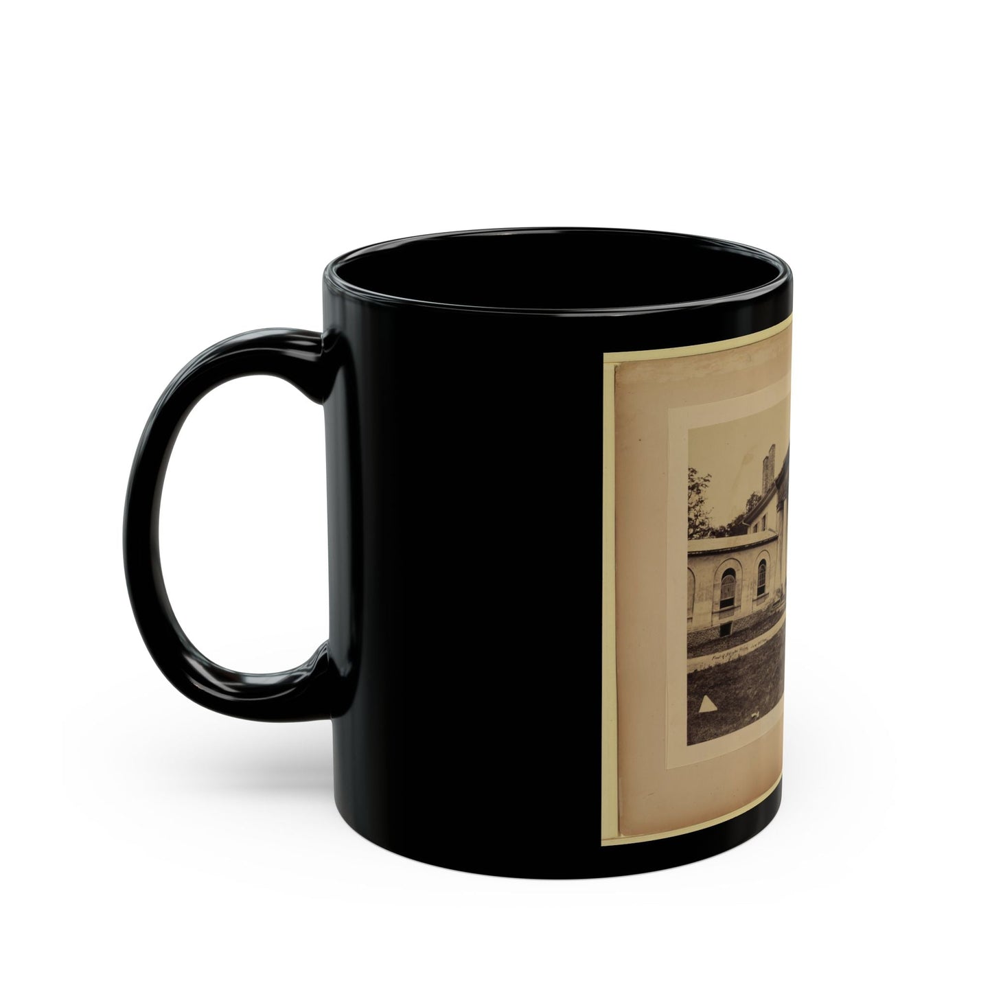 Arlington House, East Front, June 28, 1864 (U.S. Civil War) Black Coffee Mug