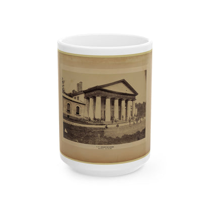 Arlington House, East Front, June 28, 1864 (U.S. Civil War) White Coffee Mug