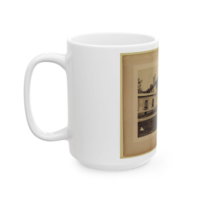 Arlington House, East Front, June 28, 1864 (U.S. Civil War) White Coffee Mug