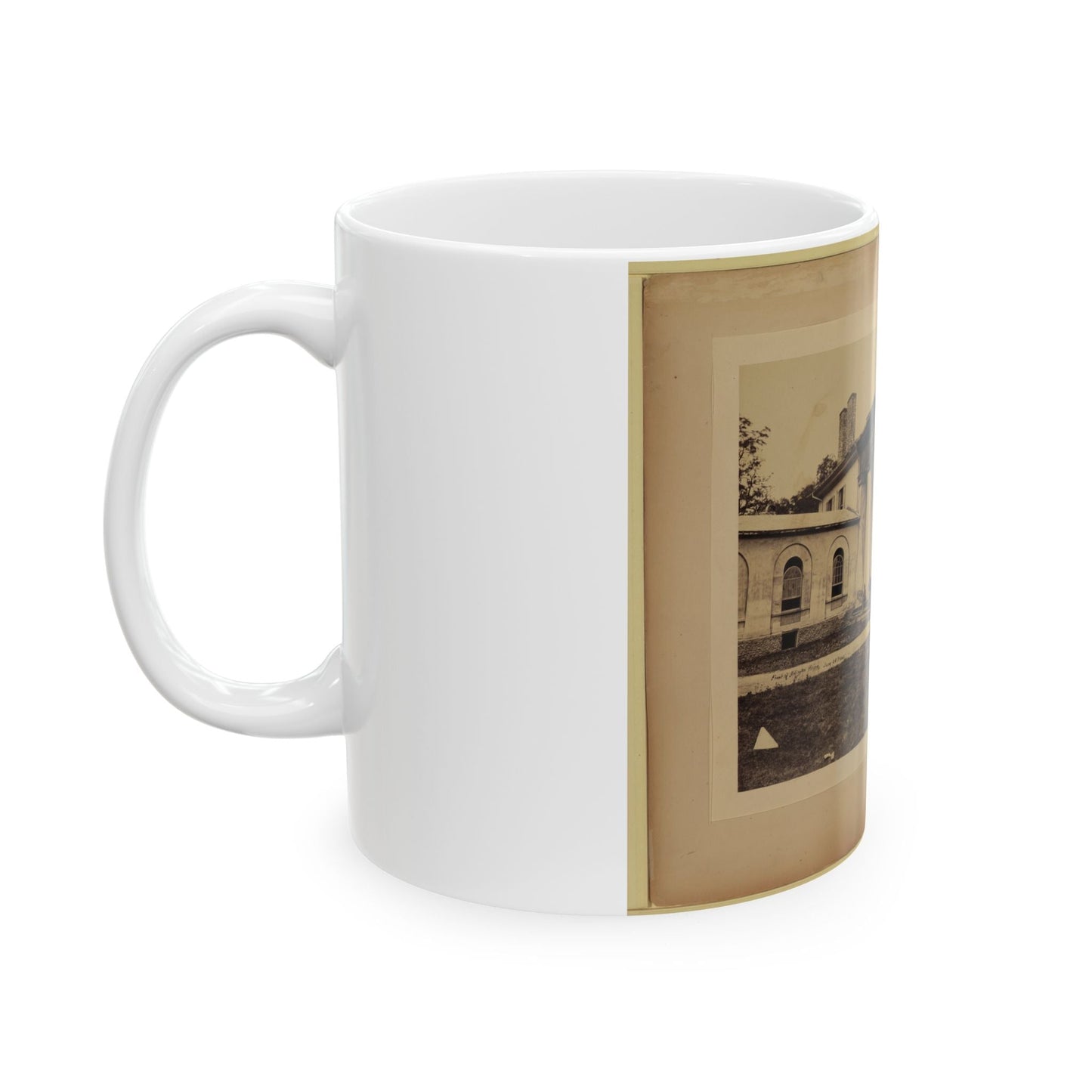 Arlington House, East Front, June 28, 1864 (U.S. Civil War) White Coffee Mug