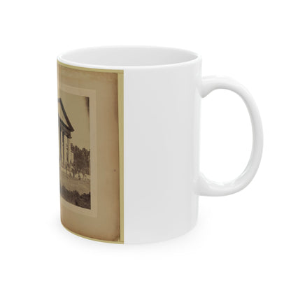 Arlington House, East Front, June 28, 1864 (U.S. Civil War) White Coffee Mug