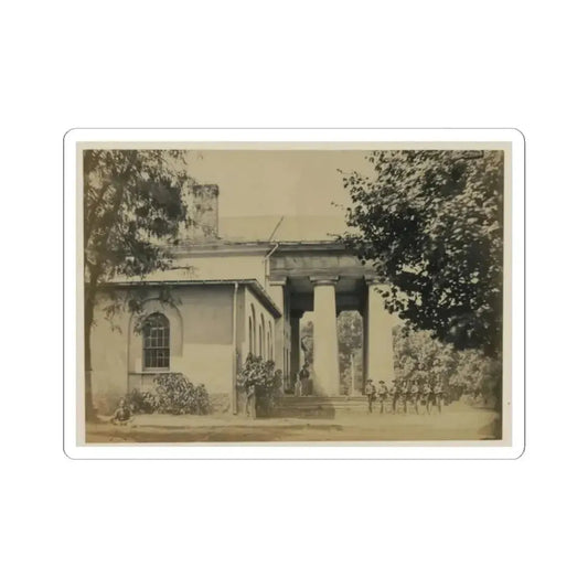 Arlington House, June 29, 1864. Former Residence of Rebel Gen. Robert E. Lee (U.S. Civil War) STICKER Vinyl Kiss-Cut Decal 2 Inch White - The Sticker Space
