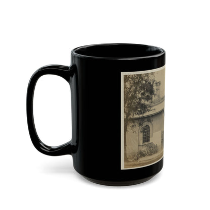 Arlington House, June 29, 1864. Former Residence Of Rebel Gen. Robert E. Lee (U.S. Civil War) Black Coffee Mug