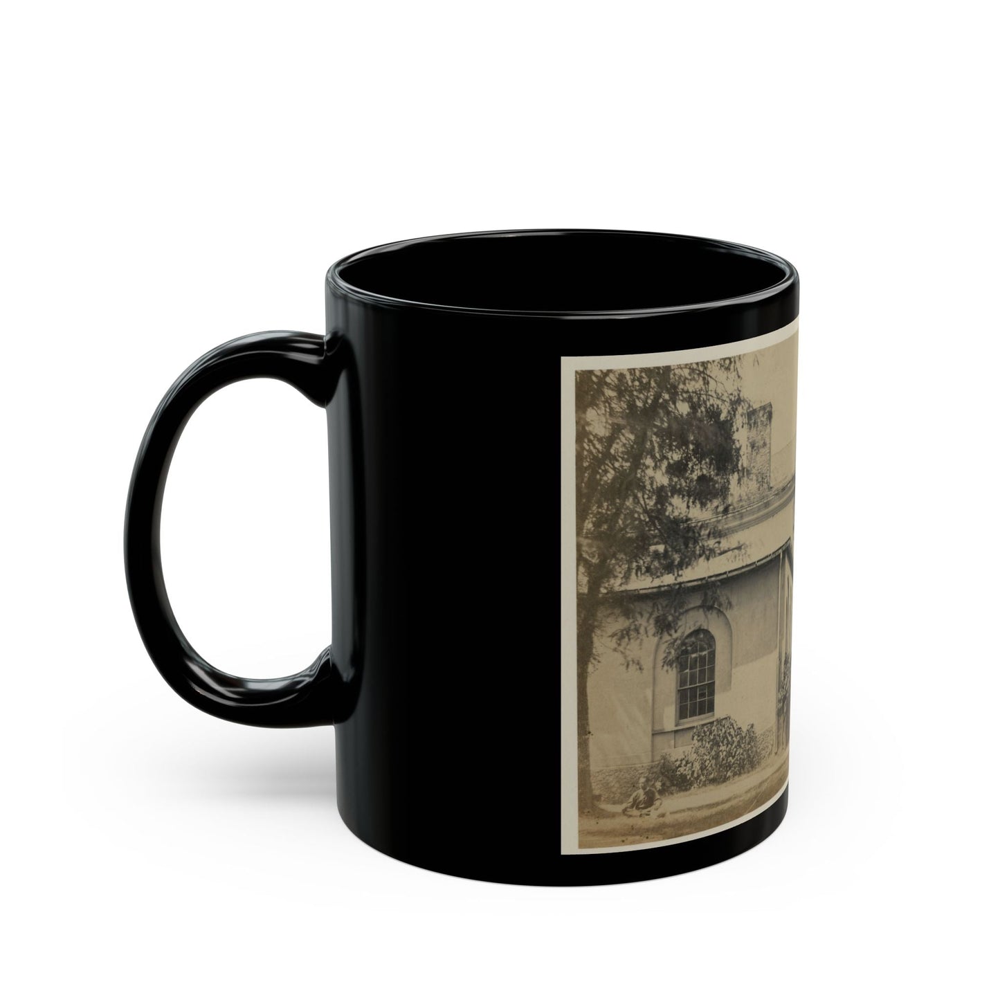 Arlington House, June 29, 1864. Former Residence Of Rebel Gen. Robert E. Lee (U.S. Civil War) Black Coffee Mug