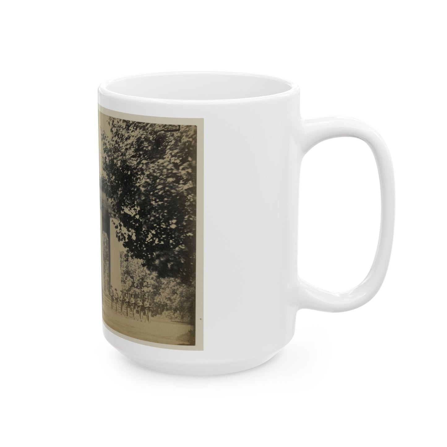 Arlington House, June 29, 1864. Former Residence Of Rebel Gen. Robert E. Lee (U.S. Civil War) White Coffee Mug