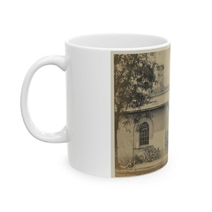 Arlington House, June 29, 1864. Former Residence Of Rebel Gen. Robert E. Lee (U.S. Civil War) White Coffee Mug