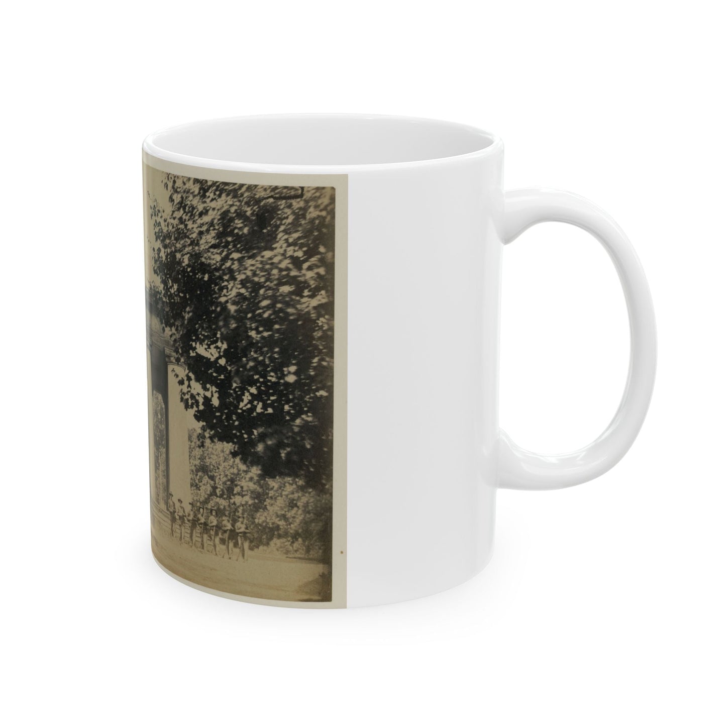 Arlington House, June 29, 1864. Former Residence Of Rebel Gen. Robert E. Lee (U.S. Civil War) White Coffee Mug