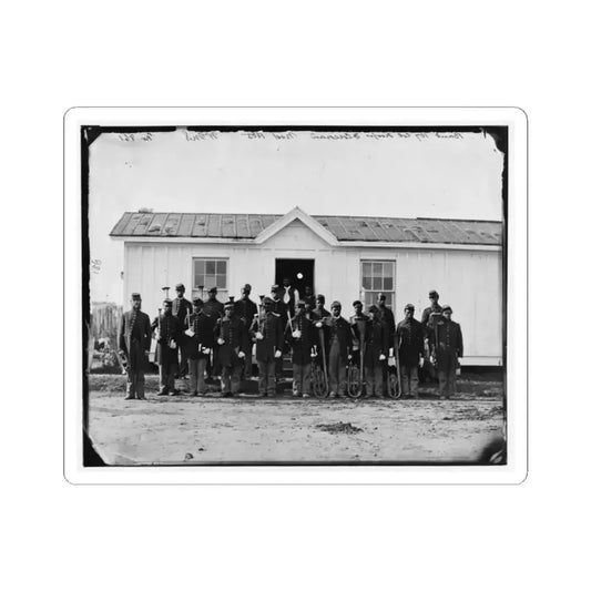 Arlington, Va. Band of 107Th U.S. Colored Infantry at Fort Corcoran (U.S. Civil War) STICKER Vinyl Kiss-Cut Decal 2 Inch White - The Sticker Space