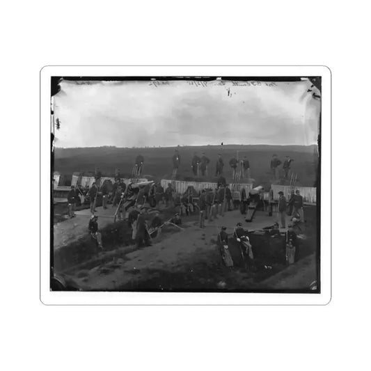 Arlington, Va. Company F, 2D New York Artillery at Fort C.F. Smith (U.S. Civil War) STICKER Vinyl Kiss-Cut Decal 2 Inch White - The Sticker Space