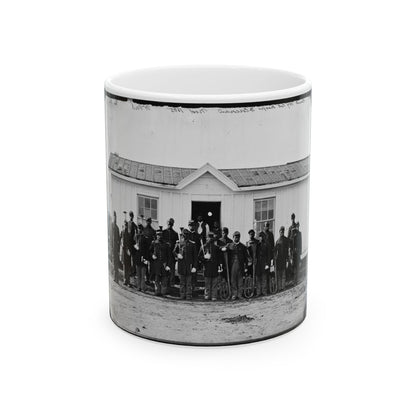 Arlington, Va. Band Of 107th U.S. Colored Infantry At Fort Corcoran (U.S. Civil War) White Coffee Mug