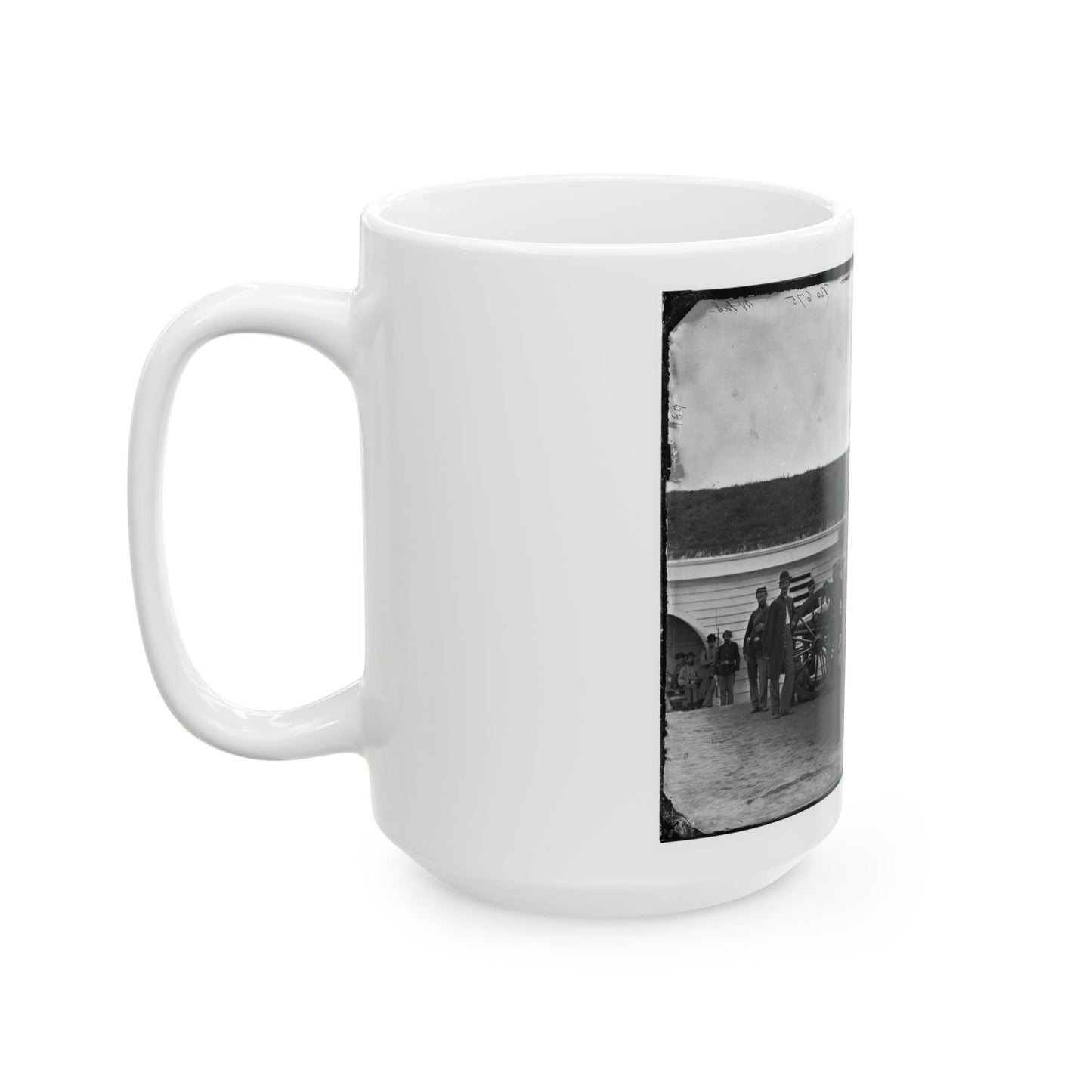 Arlington, Va. Gun Crew Of Company K, 2d New York Artillery, In Fort C.F. Smith (U.S. Civil War) White Coffee Mug