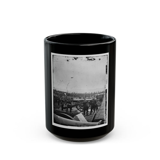 Arlington, Va. Guns And Gun-Crews Of Fort Richardson (U.S. Civil War) Black Coffee Mug