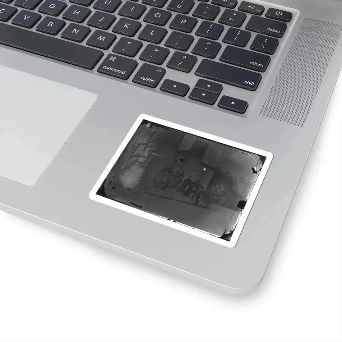 Arlington, Virginia. Gen. Samuel P. Heintzleman and Staff on Portico of Arlington House (U.S. Civil War) STICKER Vinyl Kiss-Cut Decal - The Sticker Space