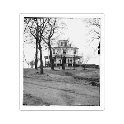 Arlington, Virginia. Headquarter's of Gen. Irwin Mcdowell Near Lee Mansion (U.S. Civil War) STICKER Vinyl Kiss-Cut Decal 4 Inch White - The Sticker Space