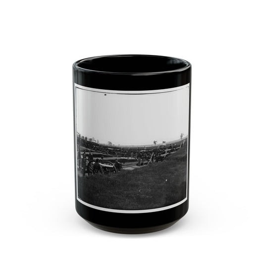 Arlington, Virginia. Batteries In Fort No. 2 Fort Whipple (U.S. Civil War) Black Coffee Mug