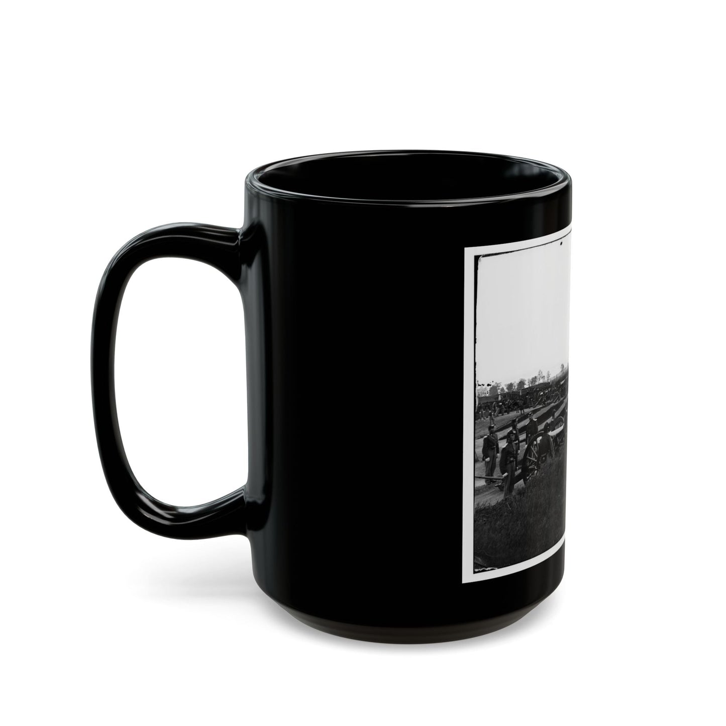 Arlington, Virginia. Batteries In Fort No. 2 Fort Whipple (U.S. Civil War) Black Coffee Mug