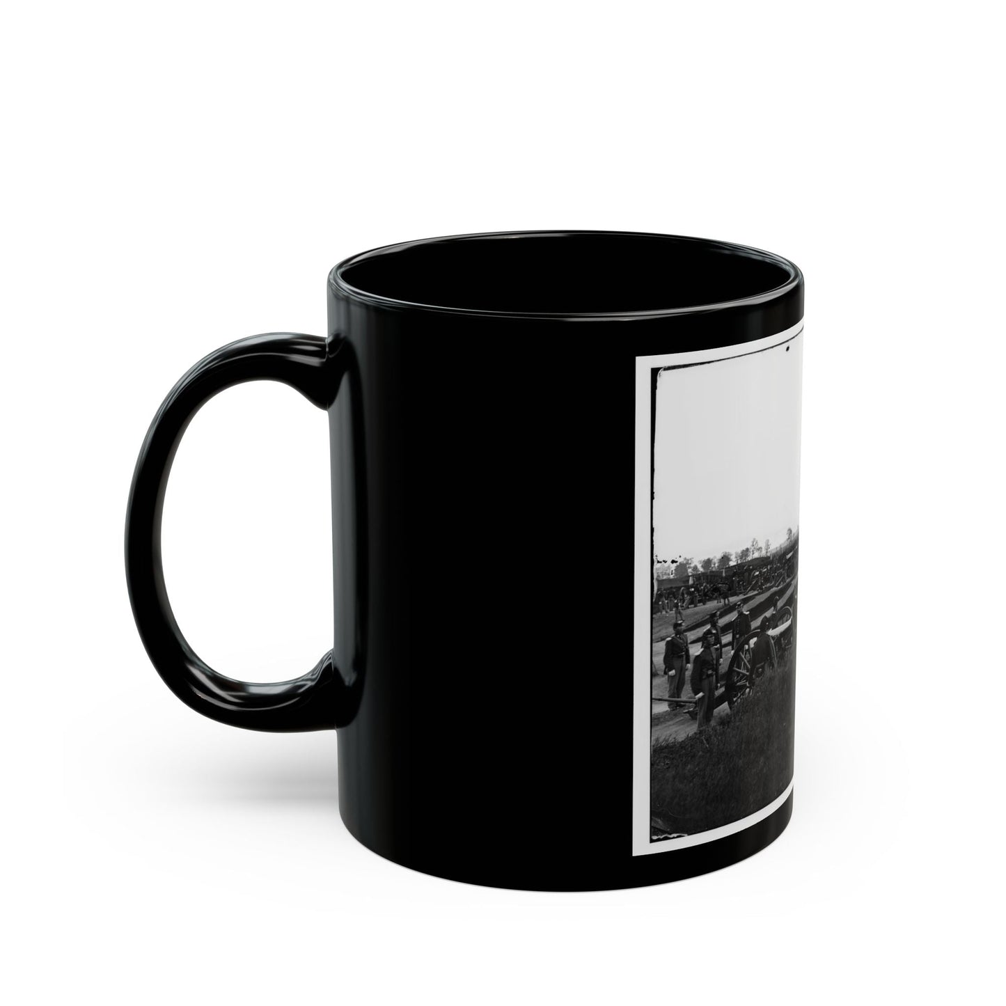 Arlington, Virginia. Batteries In Fort No. 2 Fort Whipple (U.S. Civil War) Black Coffee Mug