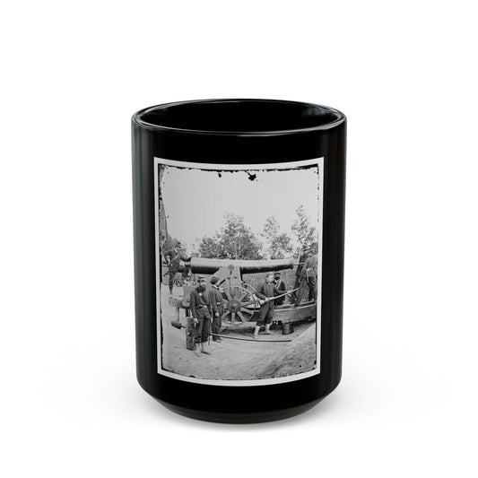 Arlington, Virginia. Big Gun At Fort Woodbury (U.S. Civil War) Black Coffee Mug